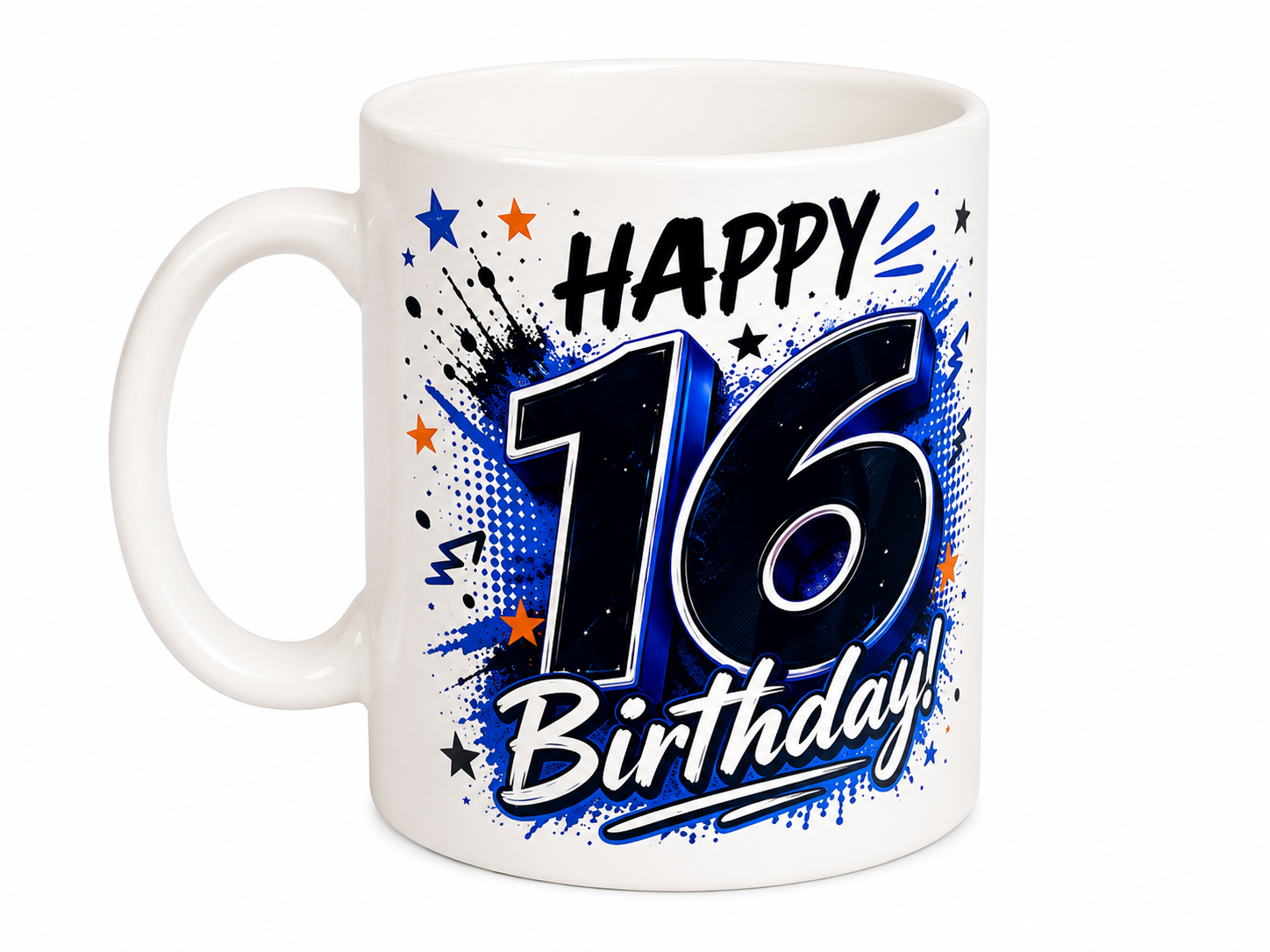 Personalised 16th Birthday Mug