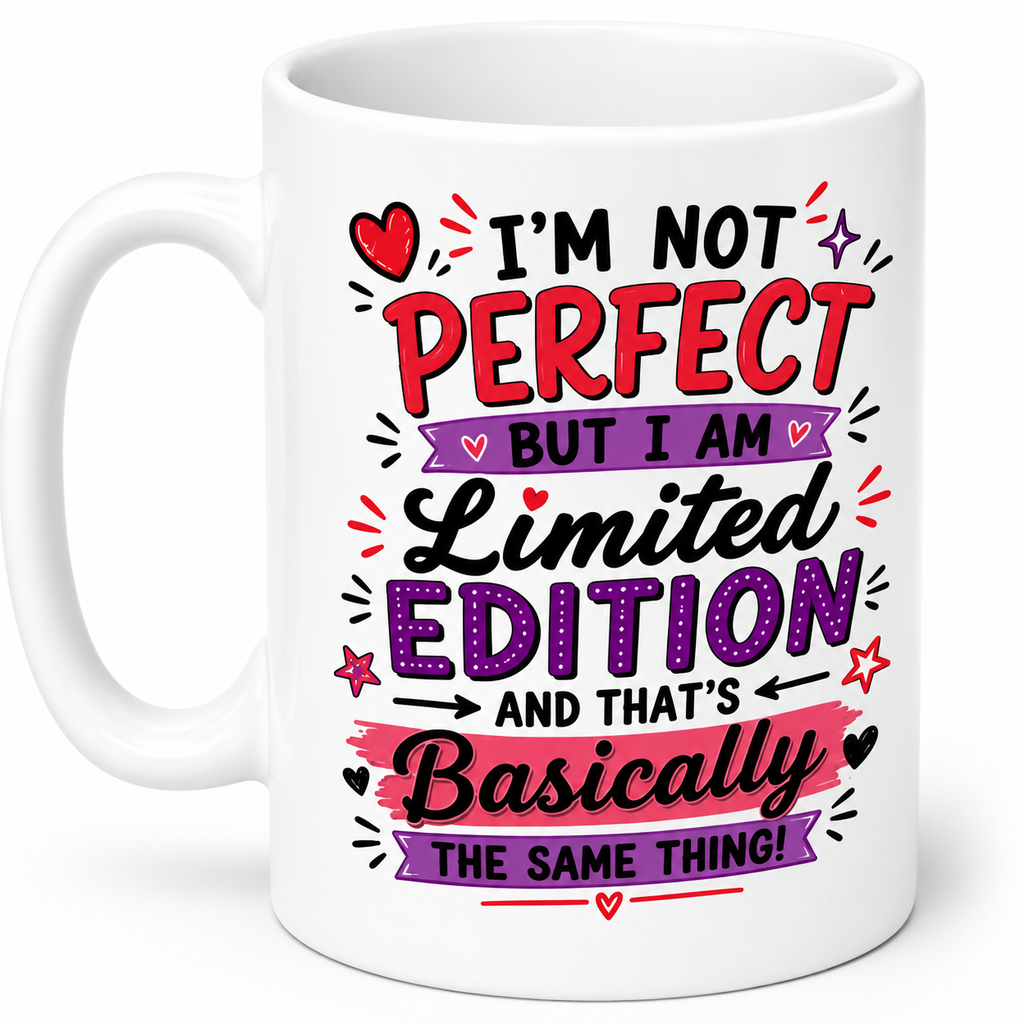 Personalised Mug - I'm Not Perfect But I Am Limited Edition