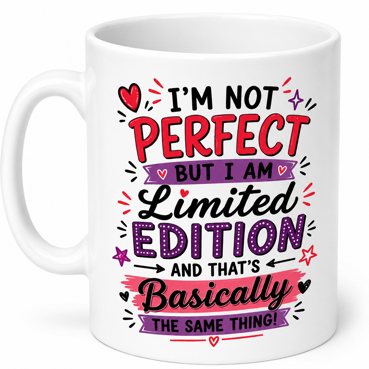 Personalised Mug - I'm Not Perfect But I Am Limited Edition