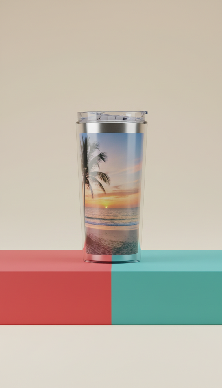 Personalized Photo Travel Tumbler