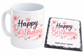 Happy Birthday Mug and Coaster Set