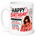 Happy Birthday Personalised Mug - Limited Edition Like Fine Wine
