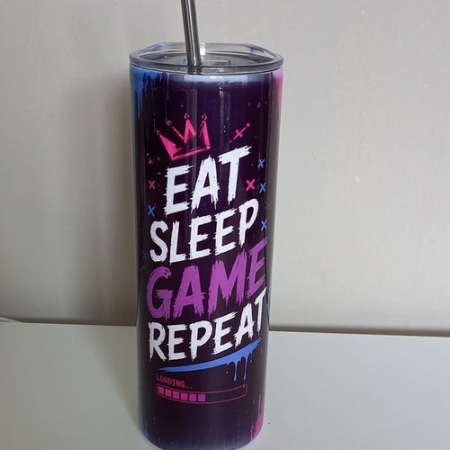 Gaming tumbler with controller design - side view