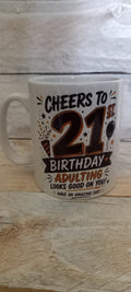 Cheers to 21st Birthday Mug