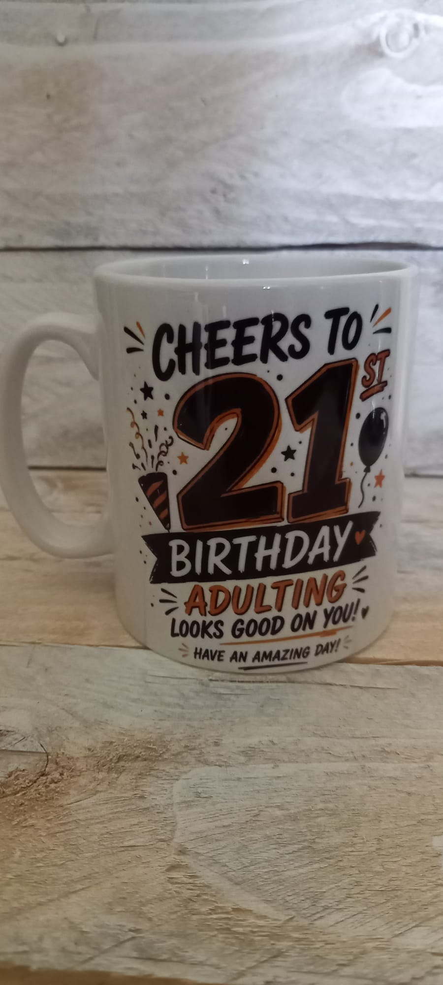 Cheers to 21st Birthday Mug