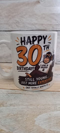 Happy 30th Birthday Mug design