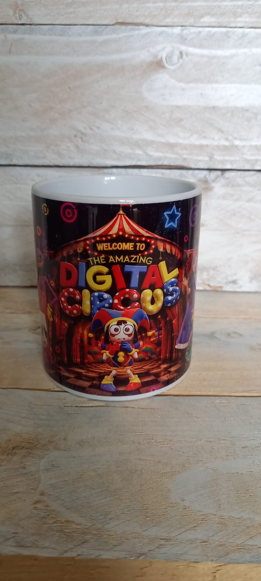The Amazing Digital Circus mug - character detail