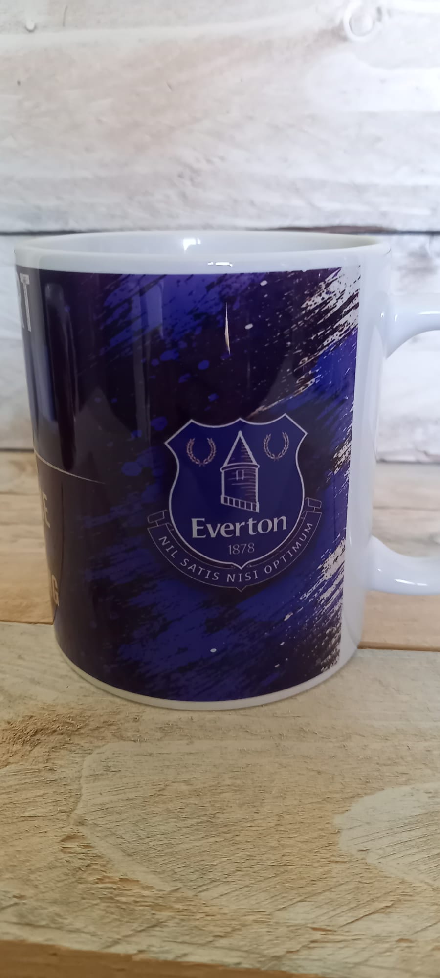Everton FC supporter mug - I Support Everton